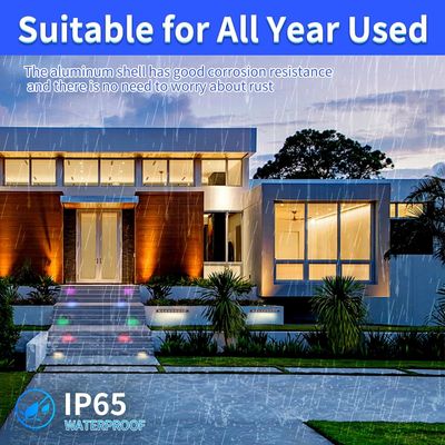 Multicolor LED Wedding Christmas Birthday Step Outdoor Lights With Motion Sensor