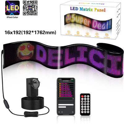 USB 5V Flexible Matrix Panel Screen 16*192 Pixel Size for Versatile Applications