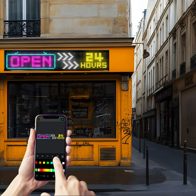 3500 Nits Brightness 100 Lifetime LED Flexible Matrix Panel Screen with Flexible Display and 16*96plus Pixel Size