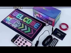 High Brightness 3500 Nits LED Flexible Screen Bluetooth Connection 1330x192mm