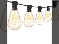 Add a Touch of Elegance to Your Wedding with Patio Lights and AC 110V/220V Input Voltage